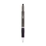 Bolígrafo de plástico con cuerpo translúcido y tinta azul Click BIC® color negro