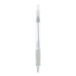 Bolígrafo de plástico con cuerpo translúcido y tinta azul Click BIC® color blanco