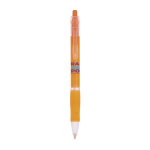 Bolígrafo de plástico con cuerpo translúcido y tinta azul Click BIC® color naranja