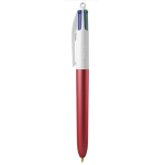 Bolígrafo de plástico estilo glaseado con tinta en 4 colores BIC®