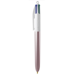 Bolígrafo de plástico estilo glaseado con tinta en 4 colores BIC®