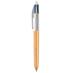 Bolígrafo de plástico estilo glaseado con tinta en 4 colores BIC®
