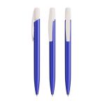 Bolígrafo de plástico con clip robusto y tinta azul Media Clic Glacé BIC®