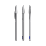 Bolígrafo metálico mate recargable con tinta negra Cristal® ReNew BIC®