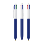 Bolígrafo de plástico de tacto suave con tinta de 4 colores BIC® color azul marino
