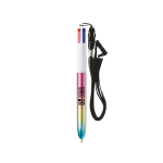 Bolígrafo de plástico efecto degradado metálico y tinta 4 colores BIC® vista principal