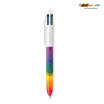 Bolígrafo de plástico estilo arcoiris con tinta de 4 colores BIC®