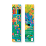 Set de colorear reciclado con certificación FSC® y 6 lápices BIC® color multicolor