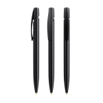 Bolígrafo de materiales reciclados con clip robusto y tinta negra BIC® color negro