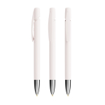 Bolígrafo de plástico recargable con acción de clic y tinta negra BIC® color blanco