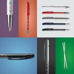 Bolígrafo de plástico recargable con acción de clic y tinta negra BIC®