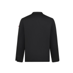 Chaqueta de cocina unisex manga larga con doble botón 190 g/m2 Velilla color negro segunda vista