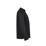 Chaqueta de cocina unisex manga larga con doble botón 190 g/m2 Velilla color negro cuarta vista