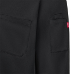 Chaqueta de cocina unisex manga larga con doble botón 190 g/m2 Velilla color negro sexta vista