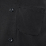 Chaqueta de cocina unisex manga larga con doble botón 190 g/m2 Velilla color negro septima vista