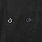 Chaqueta de cocina unisex manga larga con doble botón 190 g/m2 Velilla color negro octava vista