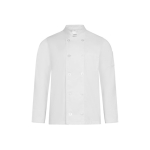 Chaqueta de cocina unisex manga larga con doble botón 190 g/m2 Velilla color blanco