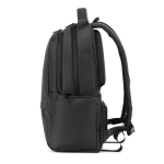 Mochila para portátil con 2 compartimentos acolchados 20L 17” color negro cuarta vista