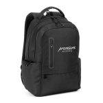 Mochila para portátil con 2 compartimentos acolchados 20L 17” color negro imagen con logo