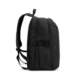 Mochila de viaje con apertura completa y bolsillo capacidad 25L 16'' color negro tercera vista