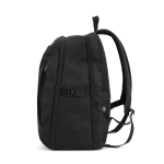 Mochila de viaje con apertura completa y bolsillo capacidad 25L 16'' color negro cuarta vista