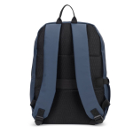 Mochila de cuero sintético con cremalleras impermeables para PC 16” color azul segunda vista