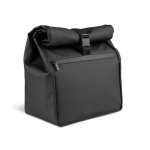 Bolsa térmica enrollable cierre ajustable de piel sintética 7L color negro