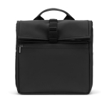 Bolsa térmica enrollable cierre ajustable de piel sintética 7L color negro primera vista