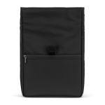 Bolsa térmica enrollable cierre ajustable de piel sintética 7L color negro cuarta vista