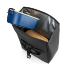 Bolsa térmica enrollable cierre ajustable de piel sintética 7L color negro septima vista