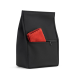 Bolsa térmica enrollable cierre ajustable de piel sintética 7L color negro octava vista
