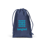 Bolsa térmica enrollable cierre ajustable de piel sintética 7L color azul imagen con logo