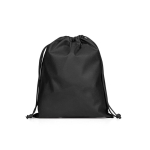 Mochila cuerdas mediana tela no tejida y cierre termosellado 60 g/m2 color negro