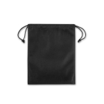 Mochila cuerdas mediana tela no tejida y cierre termosellado 60 g/m2 color negro primera vista