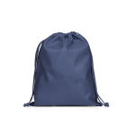 Mochila cuerdas mediana tela no tejida y cierre termosellado 60 g/m2 color azul