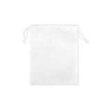 Mochila cuerdas mediana tela no tejida y cierre termosellado 60 g/m2 color blanco primera vista