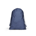 Mochila de cuerdas grande de tela no tejida con cierre sellado 60 g/m2 color azul