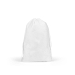 Mochila de cuerdas grande de tela no tejida con cierre sellado 60 g/m2 color blanco