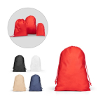 Mochila de cuerdas grande de tela no tejida con cierre sellado 60 g/m2 varios colores