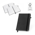 Cuaderno con planificación mensual y banda elástica A5 hojas a rayas varios colores