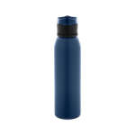 Botella deportiva de acero inoxidable reciclado con pared simple 670ml color azul marino primera vista