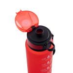 Botella mate engomada de RPET con frases motivadoras 1,06ml color rojo tercera vista