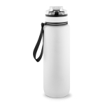 Botella mate engomada de RPET con frases motivadoras 1,06ml color blanco segunda vista