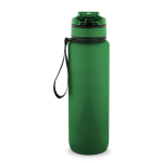 Botella mate engomada de RPET con frases motivadoras 1,06ml color verde segunda vista