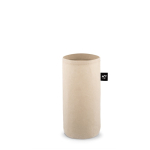 Funda para botella de fieltro reciclado para transporte color beige
