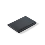 Portapasaportes con protección RFID y cierre elástico cuero sintético color negro
