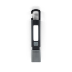 Linterna recargable USB-C con modos luz LED y COB 2W 800mAh color negro primera vista