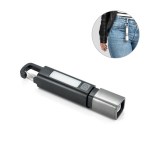 Linterna recargable USB-C con modos luz LED y COB 2W 800mAh varios colores
