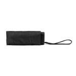 Miniparaguas compacto manual de 5 secciones con bolsa de goma Ø90 color negro tercera vista