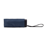 Miniparaguas compacto manual de 5 secciones con bolsa de goma Ø90 color azul bondi tercera vista